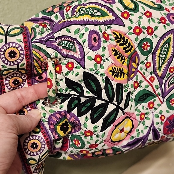 🌞 Vera Bradley Viva La Vera Quick Draw Bucket Style Retired Style Purse - Picture 6 of 14